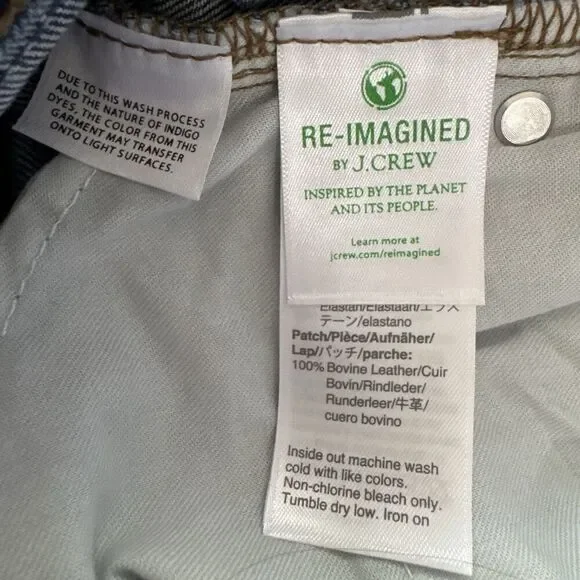 J. Crew Blue Denim Slim Boyfriend Fit Jeans Womens Mid-Rise Casual Size 27 - Picture 4 of 9